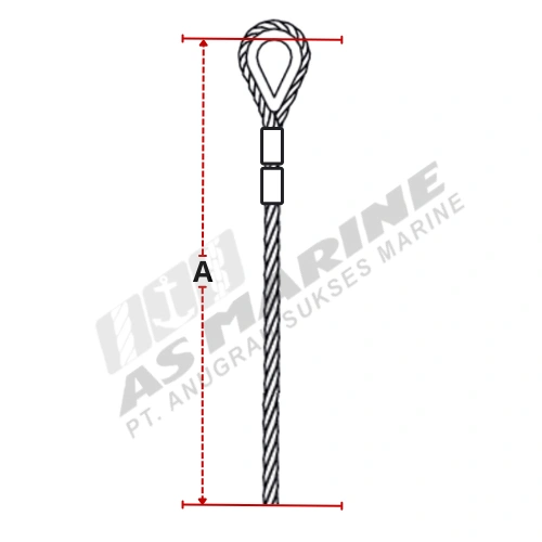 double-mechanical-spliced-sling-thimble-eye-tappered